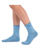 Pack de 3 pares de calcetines de algodón a media pantorrilla 50531597 multicolor