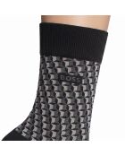 Packung mit 2 Paar Wadensocken aus Baumwolle 50559422 schwarz