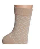 Packung mit 2 Paar Wadensocken aus Baumwolle 50515141 beige