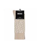 Packung mit 2 Paar Wadensocken aus Baumwolle 50515141 beige