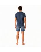 Baumwoll-T-Shirt 50531401 dunkelblau