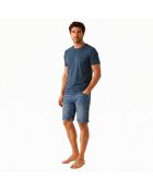 Baumwoll-T-Shirt 50531401 dunkelblau