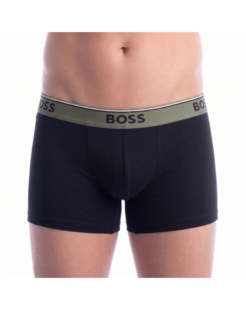 Pack de 3 calzoncillos bóxer de algodón 50554438 blanco y negro