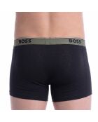 Set van 3 katoenen boxershorts 50554438 wit en zwart