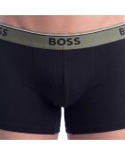 Set van 3 katoenen boxershorts 50554438 wit en zwart