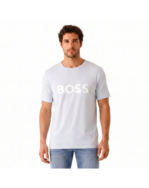 T-Shirt aus Baumwolle 50491706 hellhimmelblau