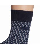 Packung mit 2 Paar Wadensocken aus Baumwolle 50559422 blau