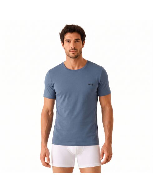 Pack de 3 camisetas sin mangas 50532811 blancas y azules