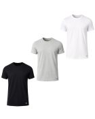 Packung mit 3 mehrfarbigen NB4051 Baumwoll-Tanktops