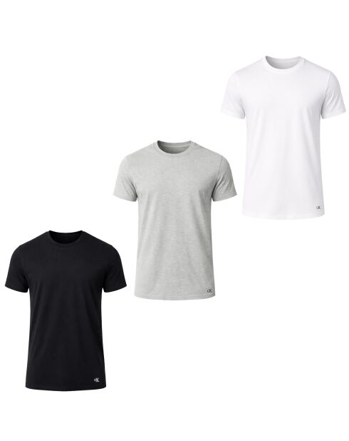 Packung mit 3 mehrfarbigen NB4051 Baumwoll-Tanktops