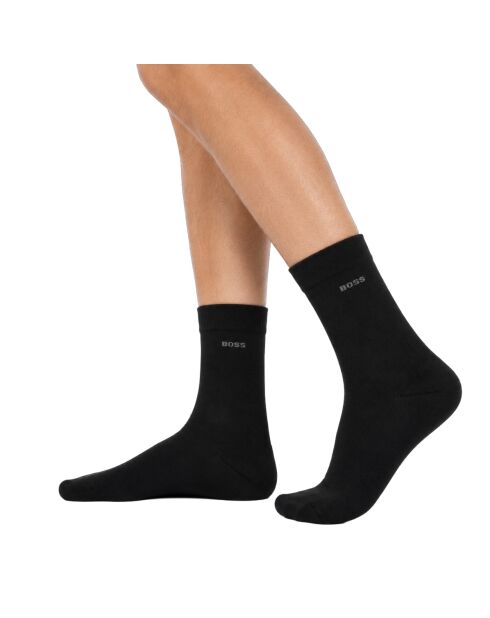 Packung mit 2 Paar Wadensocken aus Baumwolle 50554512 marineblau
