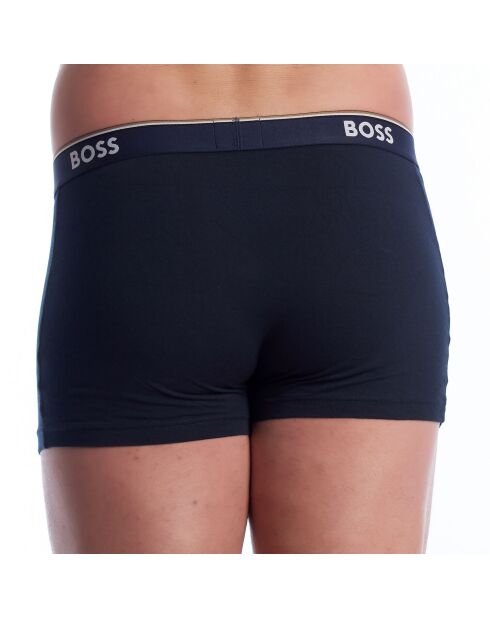 Set van 3 katoenen boxershorts met logo 50531701 marine
