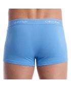 3er-Pack Icon Boxershorts aus elastischer Baumwolle NB4389 hellblau und schwarz