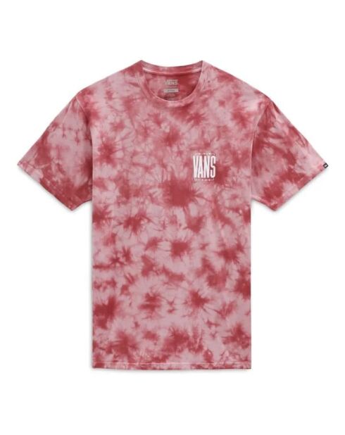 T-shirt Tie and Dye rosa antico