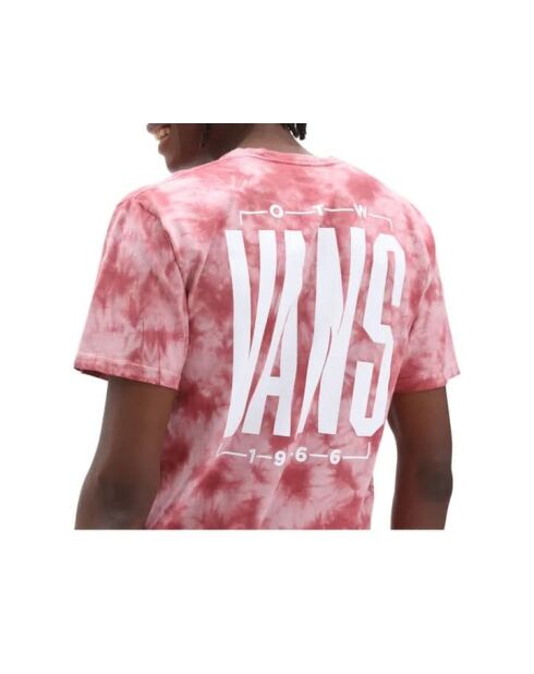 T-shirt Tie and Dye rosa antico