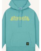 Blauer Idle Kapuzenpulli aus Baumwolle