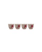 Lot de 4 coquetiers Blooming Tales Fantasy kaki