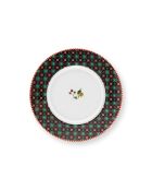 Beurrier rond Berry Blues bleu - 17 x 8 cm