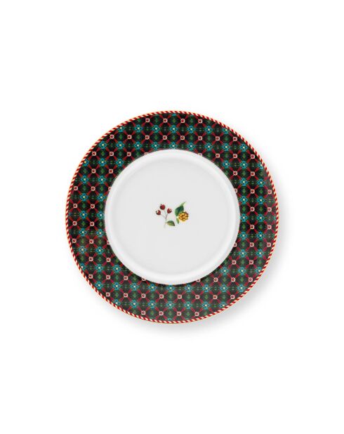 Beurrier rond Berry Blues bleu - 17 x 8 cm
