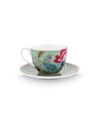Tasse et soucoupe Blooming Tales Fantasy bleu