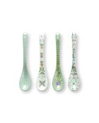 Lot de 4 cuillères à café Lily&Lotus vert clair - 13 cm