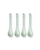 Lot de 4 cuillères à café Lily&Lotus vert clair - 13 cm