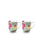 Lot de 2 petites tasses Blooming Tales Fantasy bleu