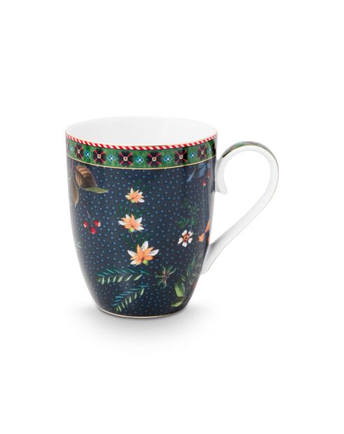 Lot de 6 grands mugs Berry Blues bleu - 350 ml
