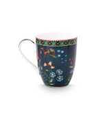 Lot de 6 grands mugs Berry Blues bleu - 350 ml