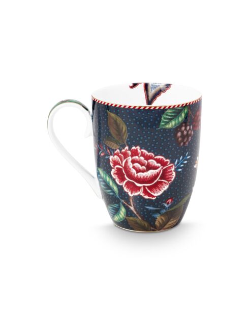Lot de 6 grands mugs Berry Blues bleu - 350 ml