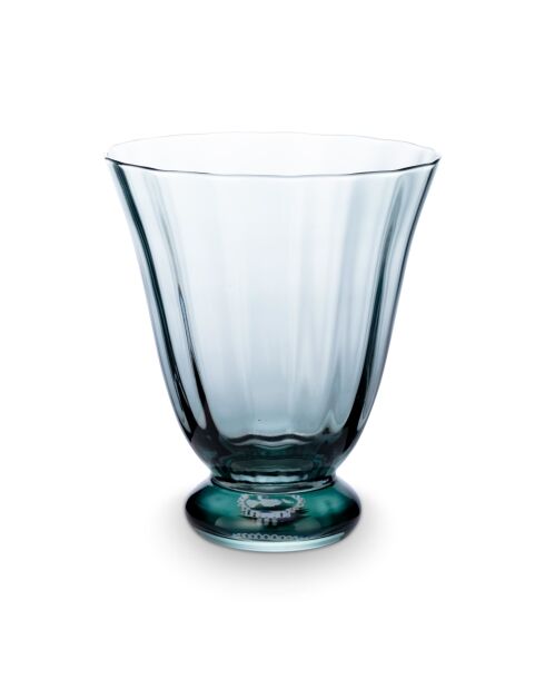 Lot de 6 verres à eau HC40 tulipe bleu foncé