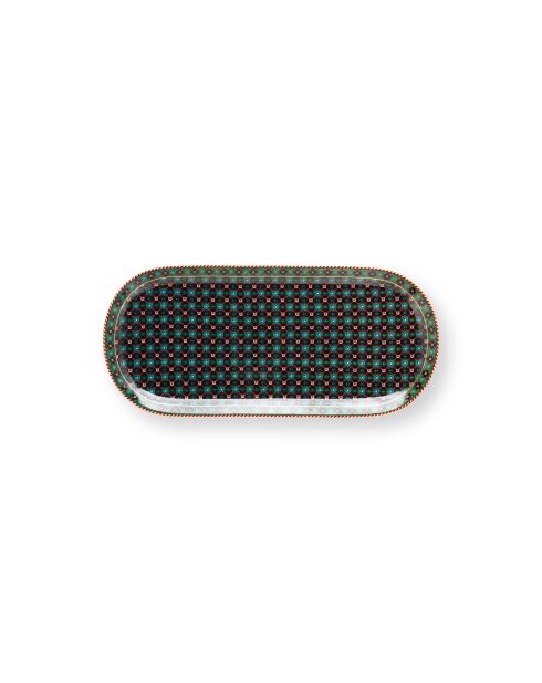 Set mit 6 grünen Berry Blues Kuchenformen — 33,3 x 15,5 cm