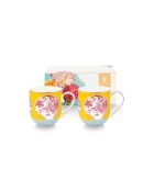 Lot de 2 grandes tasses Royal jaune