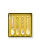 Lot de 4 cuillères à café Lily&Lotus jaune - 13 cm