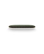 Lot de 6 petits plats ovales Berry Blues vert - 25 x 12 cm