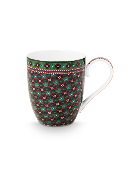 Lot de 6 mugs maxi XL Berry Blues vert - 450 ml