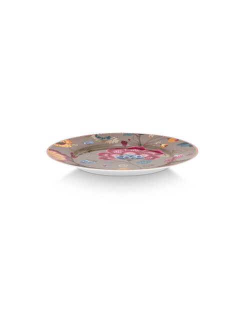 Lot de 2 assiettes Blooming Tales Fantasy kaki - 32 cm