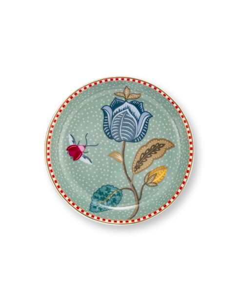 Lot de 6 repose-sachets de thé Blooming Tales Fantasy bleu - 9 cm