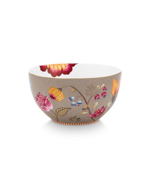 Lot de 6 bols Blooming Tales Fantasy kaki - 15 cm