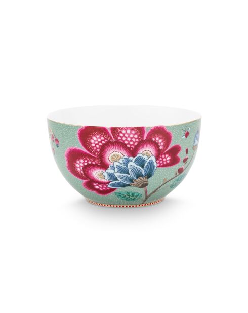 Lot de 2 bols Blooming Tales Fantasy bleu - 18 cm