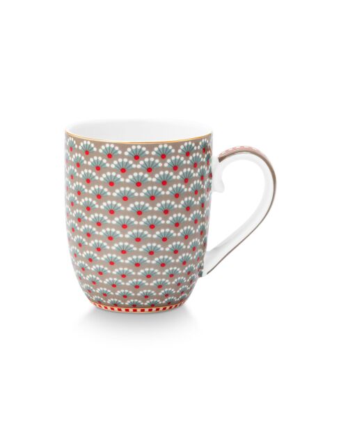 Lot de 6 petits mugs Blooming Tales kaki