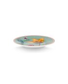 Lot de 6 assiettes petit four Blooming Tales Fantasy bleu - 12 cm