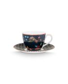 Paire de tasses à café Berry Blues bleu - 125 ml