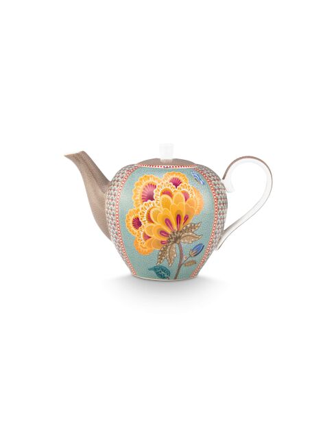Théière grand format Blooming Tales Fantasy kaki/bleu