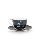 Set mit 2 Paar Blue Berry Blues Teetassen - 280 ml