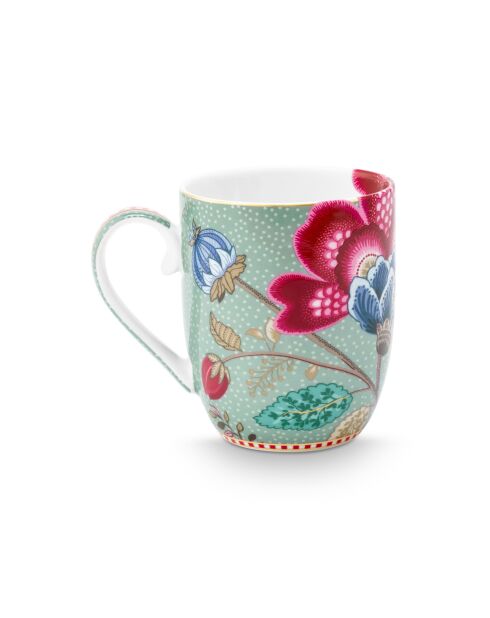 Lot de 6 mugs petit format Blooming Tales Fantasy bleu