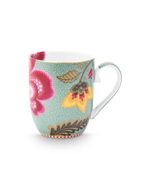 Lot de 6 mugs petit format Blooming Tales Fantasy bleu