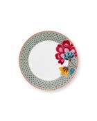 Lot de 6 assiettes Blooming Tales bleue - 21 cm
