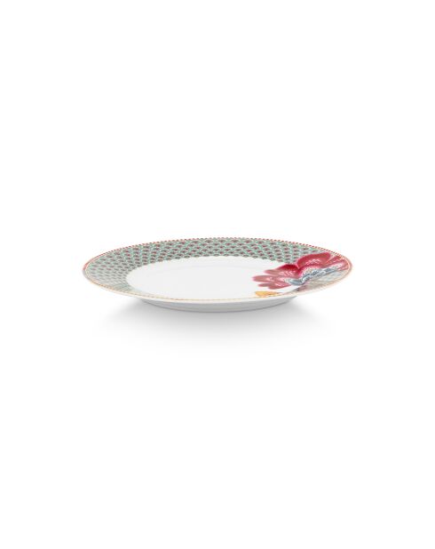 Lot de 6 assiettes Blooming Tales bleue - 21 cm