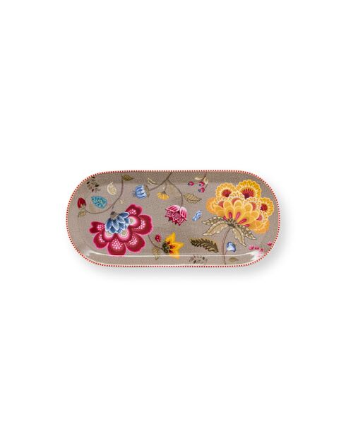 Lot de 6 plateaux à gâteau Blooming Tales Fantasy kaki - 33,3 x 15,5 cm